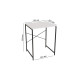 Стеллаж полка Бафрум 401 Ferrum-decor для стиральной машины 90x70,5x60,5 Черный металл ДСП Белый 16 мм (FRD-107355) - фото 6