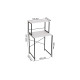 Стеллаж полка Бафрум 402 Ferrum-decor для стиральной машины 133,5x70,5x60,5 Черный металл ДСП Белый 16 мм (FRD-107365) - фото 6