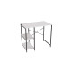 Стеллаж полка Бафрум 405 Ferrum-decor для стиральной машины 90x101x60,5 Черный металл ДСП Белый 16 мм (FRD-107395) - фото 4
