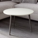 Стол журнальный круглый OPTIMA 1 ноги на конус Ferrum-decor 450x670x670 Черный металл ДСП Кашемир 16 мм (FRD-107535) - фото 3