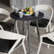 Стол круглый OPTIMA 4 ноги на конус Ferrum-decor 750x670x670 Черный металл ДСП Каштан Арвадонна 16 мм (FRD-107565) - фото 3