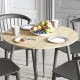 Стол круглый OPTIMA 5 ноги на конус Ferrum-decor 750x900x900 Черный металл ДСП Дуб Артизан 16 мм (FRD-107485) - фото 2