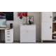 Ліжко трансформер комод ASCET 3 Ferrum-decor 920x2000x700 Чорний метал ДСП Білий 16 мм (FRD-107335) - фото 2