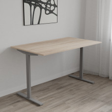 Стол письменный Space Ferrum-decor 750x1200x700 Серый металл ДСП Дуб Сонома 16 мм (FRD-107935)