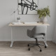 Стіл письмовий Space Ferrum-decor 750x1000x700 Білий метал ДСП Дуб Сонома 16 мм (FRD-107885) - фото 3