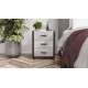 Тумба універсальна Ferrum-decor Вів'єн 3 50x41x40 чорний ДСП Бетон 16 мм (FRD-106935) - фото 3