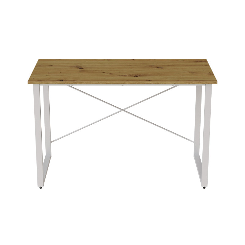 Компьютерный стол Ferrum-decor Дейв 75x100x60 белый ДСП Дуб Артизан 32мм (FRD-107026)