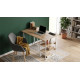Стол письменный Кевин Ferrum-decor 75x140x70 Белый металл ДСП Дуб Евок Прибрежный 16 мм (FRD-108076) - фото 6