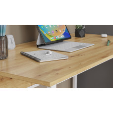 Компьютерный стол Ferrum-decor Коди 75x100x70 белый ДСП Дуб Артизан 32мм (FRD-107176)