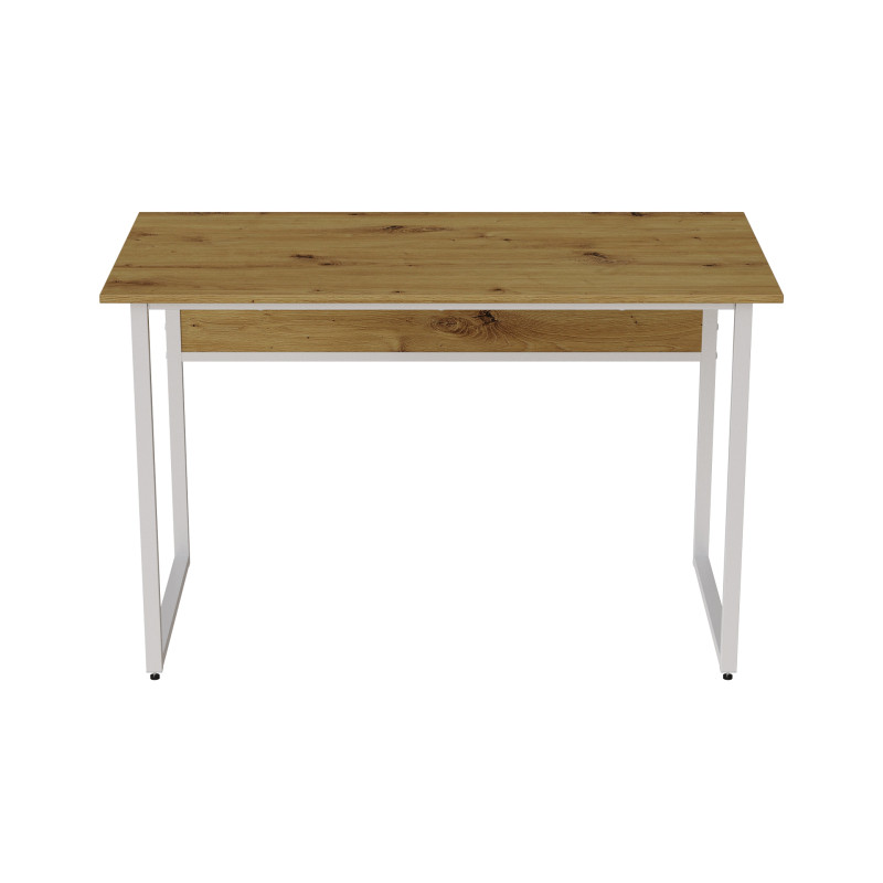 Компьютерный стол Ferrum-decor Коди 75x100x70 белый ДСП Дуб Артизан 32мм (FRD-107176)