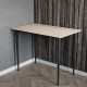 Універсальний стіл Prime Ferrum-decor 750x1400x600 Чорний метал ДСП Дуб Сонома 16 мм (FRD-107646) - фото 4