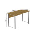Компьютерный стол Ferrum-decor Курт 75x140x70 серый ДСП Дуб Артизан 32мм (FRD-107166) - фото 5