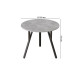 Стол круглый MARSI 3 870-3 Ferrum-decor 750x870x870 Черный металл ДСП Бетон 16 мм (FRD-107426) - фото 2
