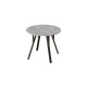 Стол круглый MARSI 4 870-4 ноги на конус Ferrum-decor 750x870x870 Черный металл ДСП Бетон 16 мм (FRD-107436) - фото 2