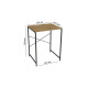 Стеллаж полка Бафрум 401 Ferrum-decor для стиральной машины 90x70,5x60,5 Черный металл ДСП Дуб Артизан 16 мм (FRD-107356) - фото 5