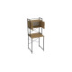 Стеллаж полка Бафрум 404 Ferrum-decor для стиральной машины 178x70,5x60,5 Черный металл ДСП Дуб Артизан 16 мм (FRD-107386) - фото 6