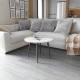 Стол журнальный круглый OPTIMA 2 ноги на конус Ferrum-decor 450x670x670 Черный металл ДСП Бетон 16 мм (FRD-107476) - фото 4