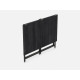 Стіл-трансформер розкладний Слай Ferrum-decor 75x90x50 Чорний метал ДСП Каштан Арвадонна 16 мм (FRD-107826) - фото 4