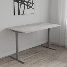 Стол письменный Space Ferrum-decor 750x1000x600 Серый металл ДСП Бетон 16 мм (FRD-107846)