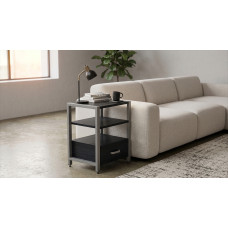 Тумба універсальна Ferrum-decor Вів'єн 1/1 50x41x40 сірий ДСП Каштан Арвадонна 16 мм (FRD-107816)