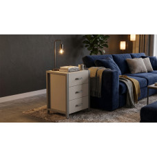 Тумба універсальна Ferrum-decor Вів'єн 3 50x41x40 сірий ДСП Кашемір 16 мм (FRD-107756)