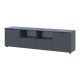 Тумба під ТВ Doros Рон 4 180х38х50 см Графіт (DRS-011299) - фото 3