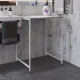 Стеллаж полка Бафрум 401 Ferrum-decor для стиральной машины 90x70,5x60,5 Белый металл ДСП Бетон 16 мм (FRD-107357) - фото 2
