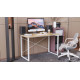 Компьютерный стол Ferrum-decor Дейв 75x120x60 белый ДСП Дуб Артизан 16мм (FRD-107037) - фото 2