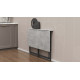Стіл розкладний Морис 900 Ferrum-decor 750x900x500 Чорний метал ДСП Бетон 16 мм (FRD-107317) - фото 11
