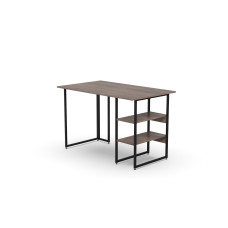 Стол письменный Кевин Ferrum-decor 75x100x70 Черный металл ДСП Дуб Кремона Канолло 16 мм (FRD-108027)