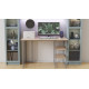 Письмовий стіл Ferrum-decor Кевін 75x100x70 сірий ДСП Дуб Сан-Марино 16 мм (FRD-106847) - фото 2