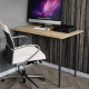 Універсальний стіл Prime Ferrum-decor 750x1000x600 Чорний метал ДСП Дуб Евок Прибережний 16 мм (FRD-107627) - фото 2