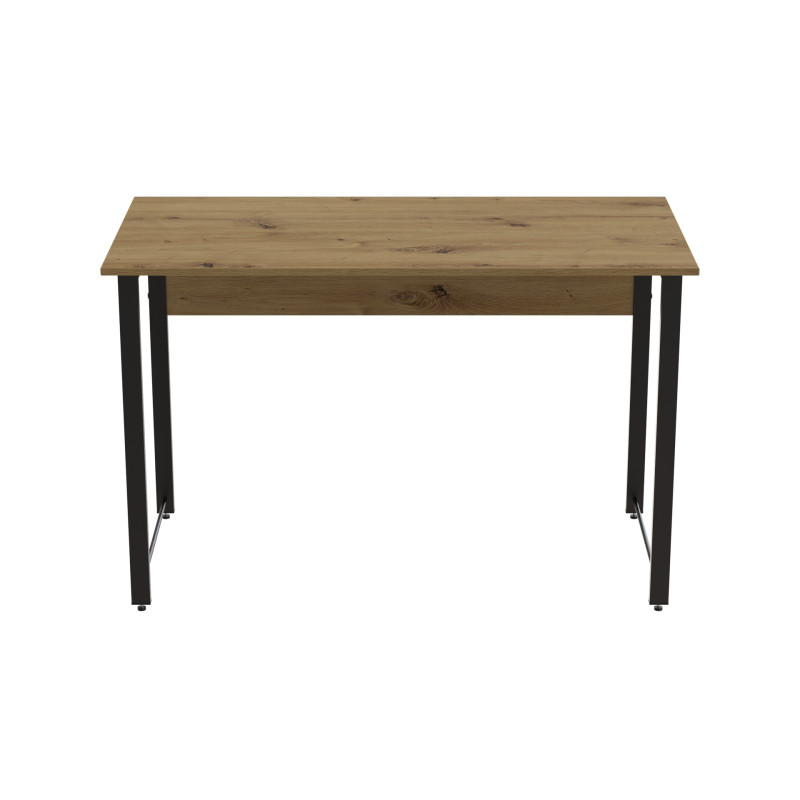 Компьютерный стол Ferrum-decor Курт 75x100x60 черный ДСП Дуб Артизан 16мм (FRD-107137) - фото 