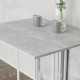 Стол раскладной трансформер книжка Морис 3 Ferrum-decor 75x130x90 Белый металл ДСП Бетон 16 мм (FRD-107417) - фото 14