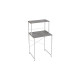 Стеллаж полка Бафрум 402 Ferrum-decor для стиральной машины 133,5x70,5x60,5 Белый металл ДСП Бетон 16 мм (FRD-107367) - фото 6