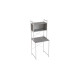 Стеллаж полка Бафрум 403 Ferrum-decor для стиральной машины 178x70,5x60,5 Белый металл ДСП Бетон 16 мм (FRD-107377) - фото 4