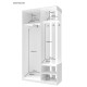 Передпокій з дзеркалом Doros City One Door 110х45х210 см Білий (DRS-011404) - фото 6