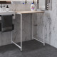 Стеллаж полка Бафрум 401 Ferrum-decor для стиральной машины 90x70,5x60,5 Белый металл ДСП Дуб Сонома 16 мм (FRD-107358) - фото 2