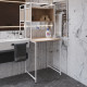 Стеллаж полка Бафрум 403 Ferrum-decor для стиральной машины 178x70,5x60,5 Белый металл ДСП Дуб Сонома 16 мм (FRD-107378) - фото 2