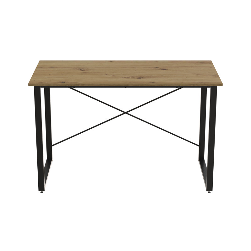 Компьютерный стол Ferrum-decor Дейв 75x120x70 черный ДСП Дуб Артизан 32мм (FRD-107048)