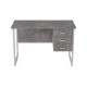 Компьютерный стол Ferrum-decor Гарри 75x120x60 белый ДСП Бетон 16мм (FRD-107288) - фото 3