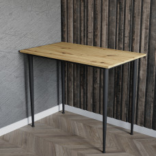 Універсальний стіл Prime Ferrum-decor 750x1000x600 Чорний метал ДСП Дуб Артизан 16 мм (FRD-107628)