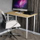 Універсальний стіл Prime Ferrum-decor 750x1200x600 Білий метал ДСП Дуб Артизан 16 мм (FRD-107698) - фото 4