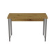 Компьютерный стол Ferrum-decor Курт 75x120x60 серый ДСП Дуб Артизан 32мм (FRD-107148) - фото 4