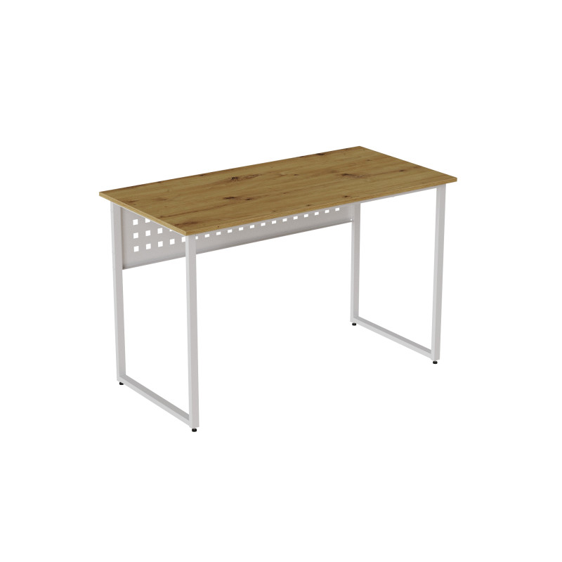 Компьютерный стол Ferrum-decor Майк 75x140x70 белый ДСП Дуб Артизан 32мм (FRD-107128)