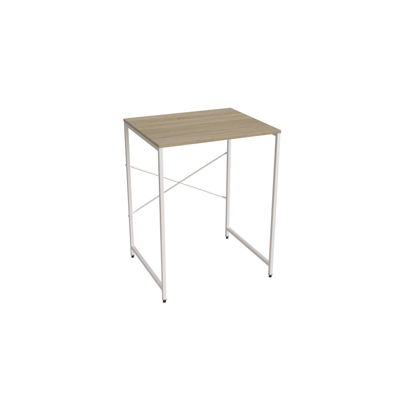 Стеллаж полка Бафрум 401 Ferrum-decor для стиральной машины 90x70,5x60,5 Белый металл ДСП Дуб Сонома 16 мм (FRD-107358)