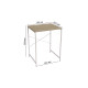 Стеллаж полка Бафрум 401 Ferrum-decor для стиральной машины 90x70,5x60,5 Белый металл ДСП Дуб Сонома 16 мм (FRD-107358) - фото 6