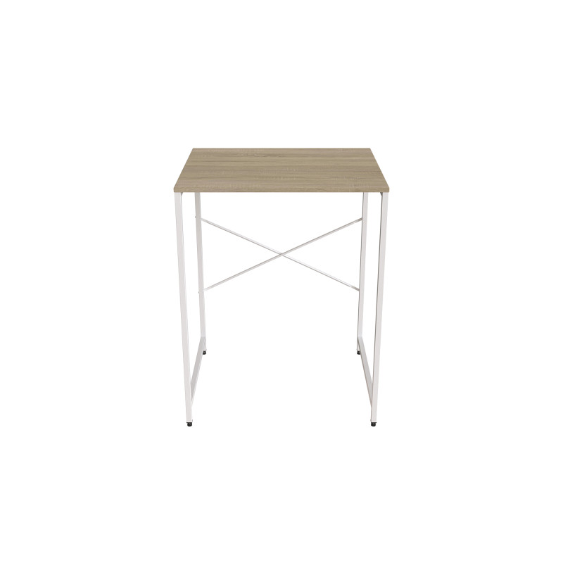 Стеллаж полка Бафрум 401 Ferrum-decor для стиральной машины 90x70,5x60,5 Белый металл ДСП Дуб Сонома 16 мм (FRD-107358)