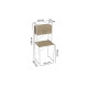 Стеллаж полка Бафрум 404 Ferrum-decor для стиральной машины 178x70,5x60,5 Белый металл ДСП Дуб Сонома 16 мм (FRD-107388) - фото 7