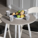 Стол круглый OPTIMA 4 ноги на конус Ferrum-decor 750x670x670 Белый металл ДСП Дуб Кремона Канолло 16 мм (FRD-107568) - фото 1